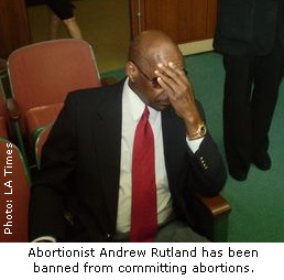 Abortionist Andrew Rutland