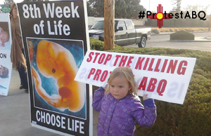 Protest ABQ Uses Public Forum to Expose Horrors of Abortion