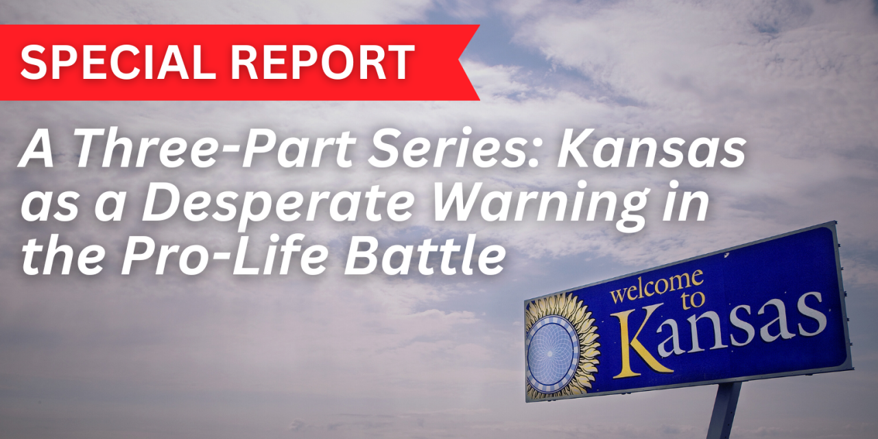 SPECIAL REPORT | A Three-Part Series: Kansas as a Desperate Warning in the Pro-Life Battle