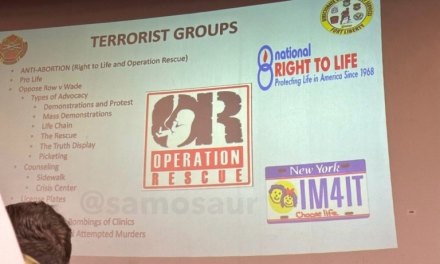 Response to Fort Liberty Training Claiming Operation Rescue is a Terrorist Group 