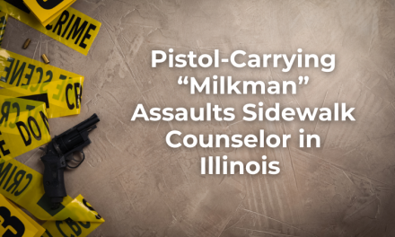 Pistol-Carrying “Milkman” Assaults Sidewalk Counselor in Illinois 